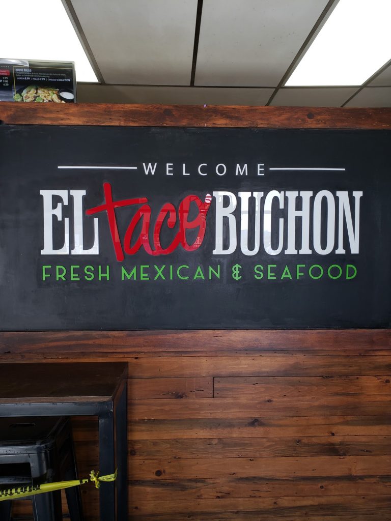 El Taco Buchon Menu 1