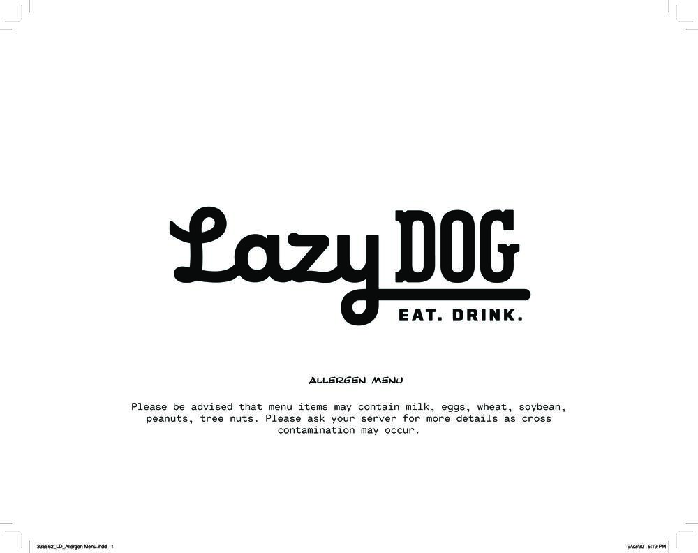 Lazy Dog Restaurant Bar Menu 14 4