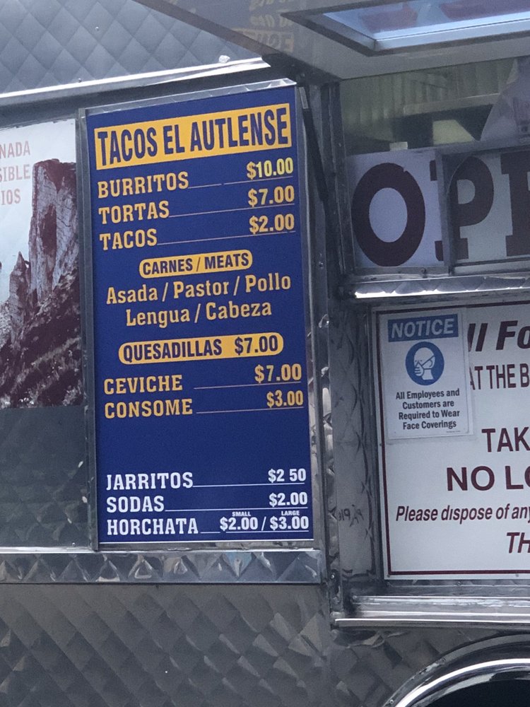 Tacos El Autlense Menu 4 Albany