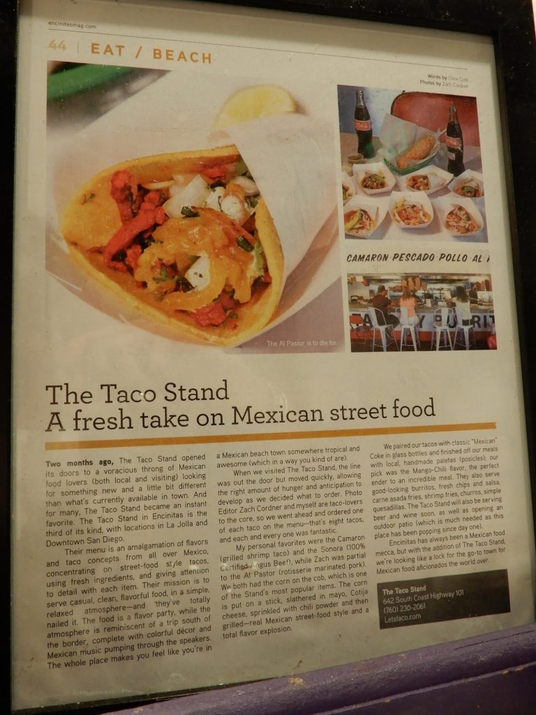 The Taco Stand Menu 1