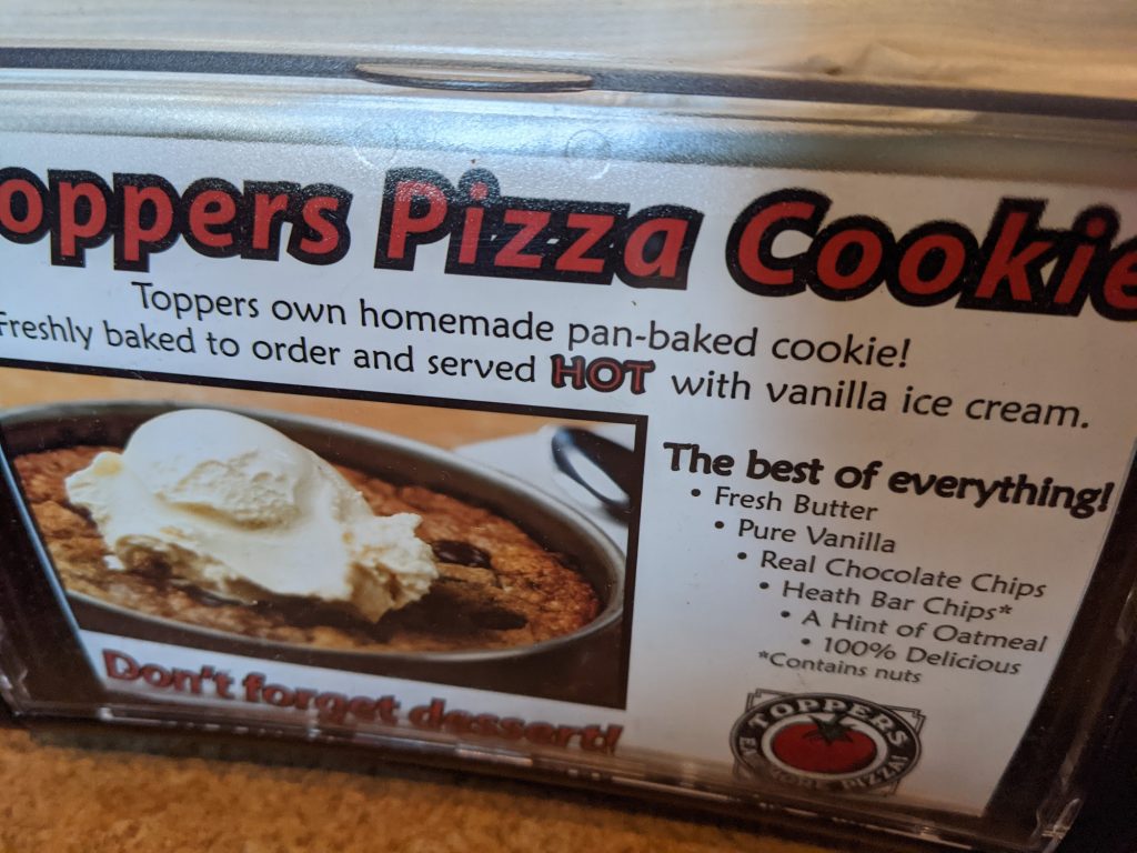 Toppers Pizza Menu 9