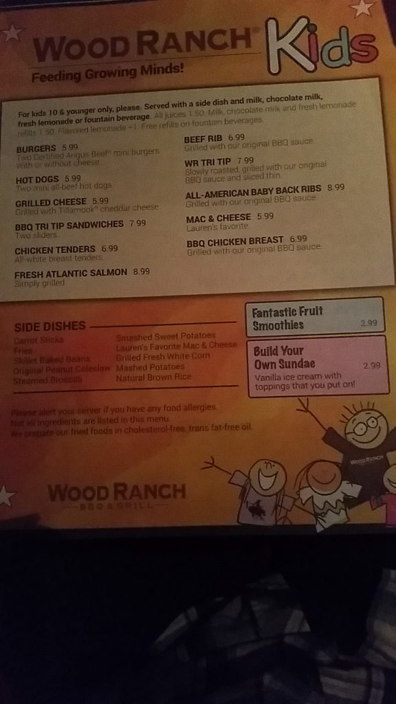 Wood Ranch BBQ Grill Menu 8