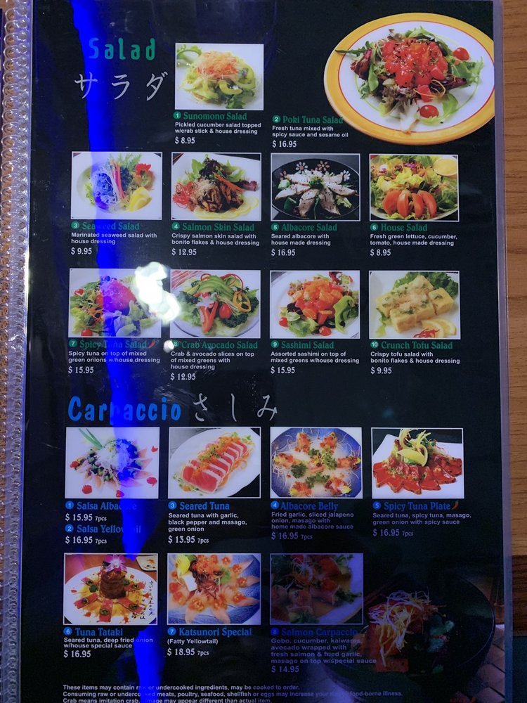 Katsunori Sushi Restaurant Menu 18