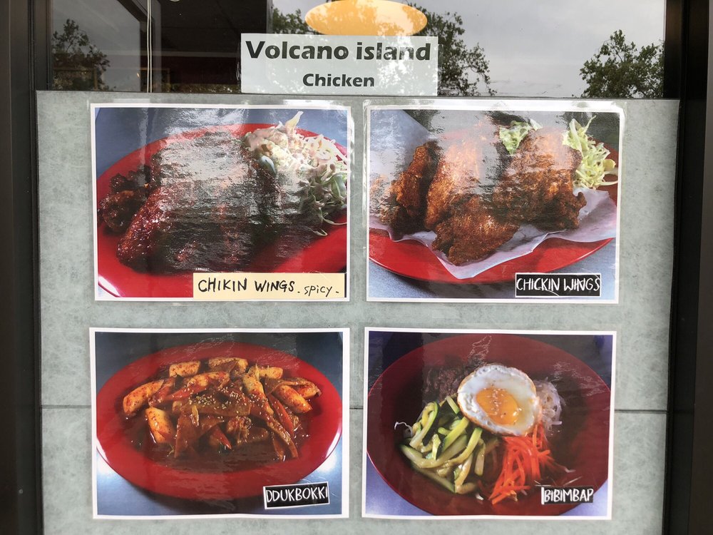 Volcano Island Menu 1