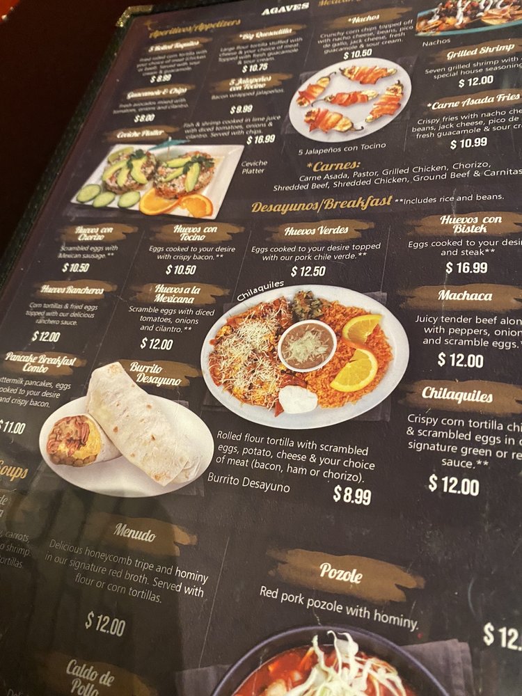 Agaves Mexican Grill Menu 12