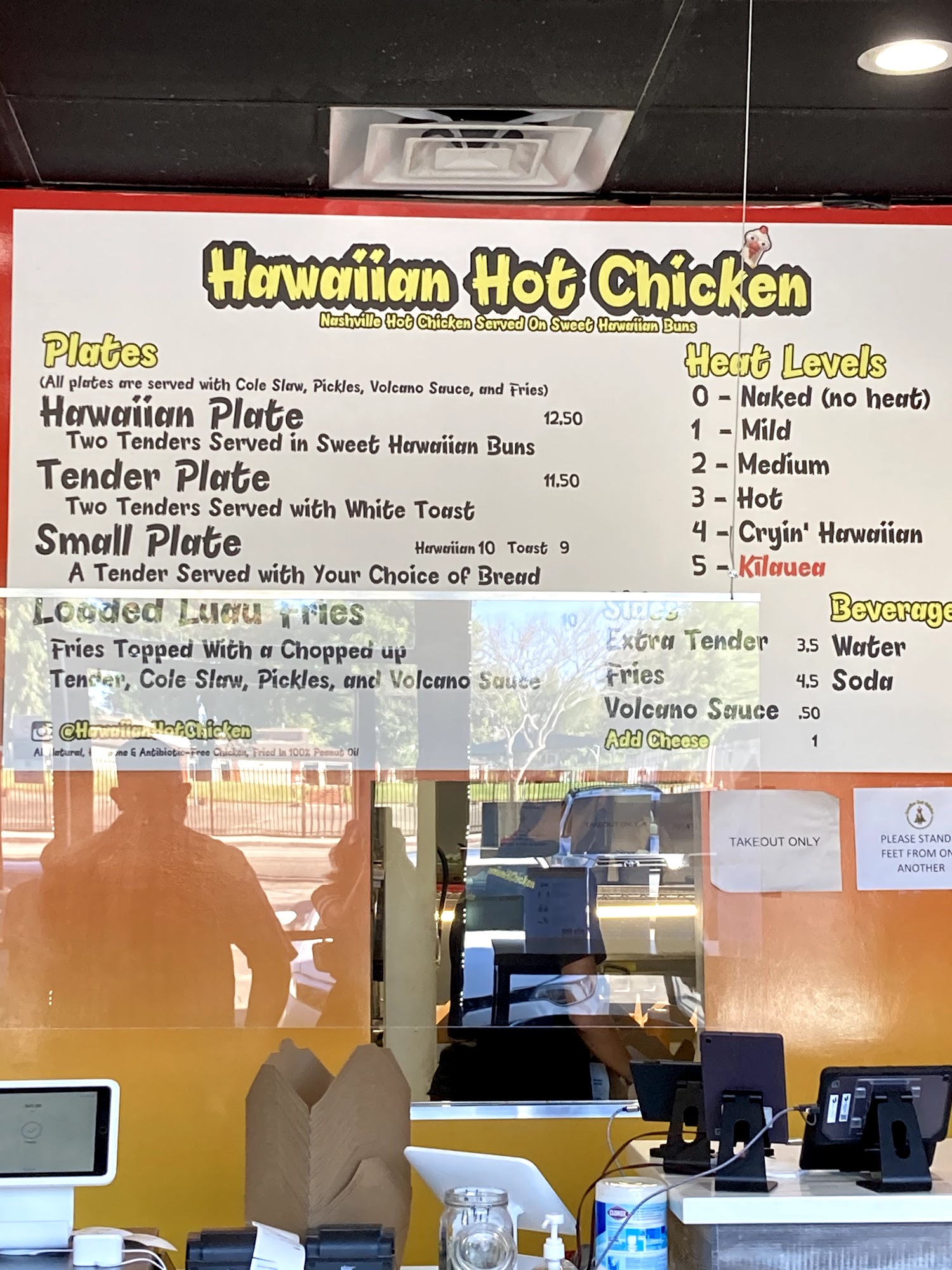 Hawaiian Hot Chicken Menu 2