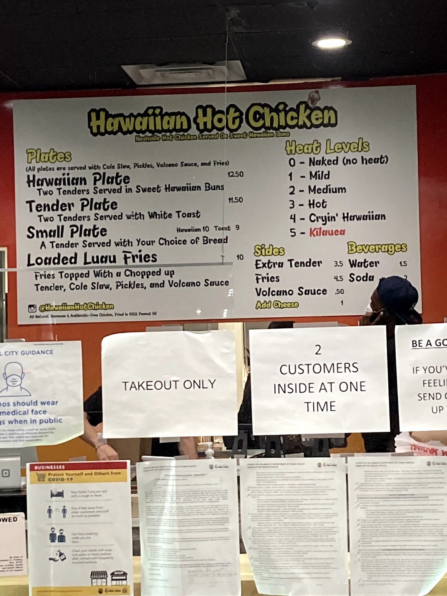 Hawaiian Hot Chicken Menu 3