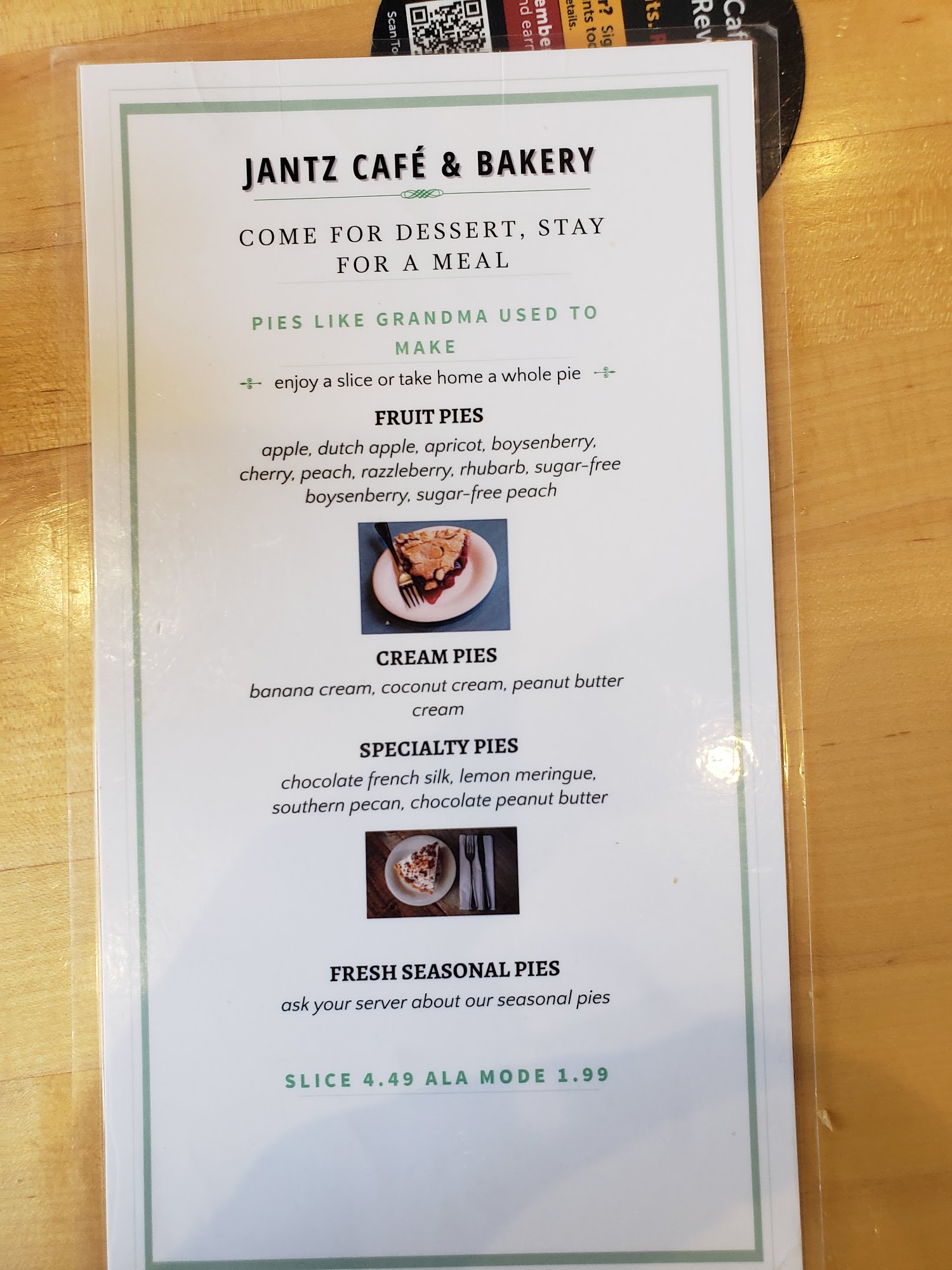 Jantz Cafe Bakery Menu 6