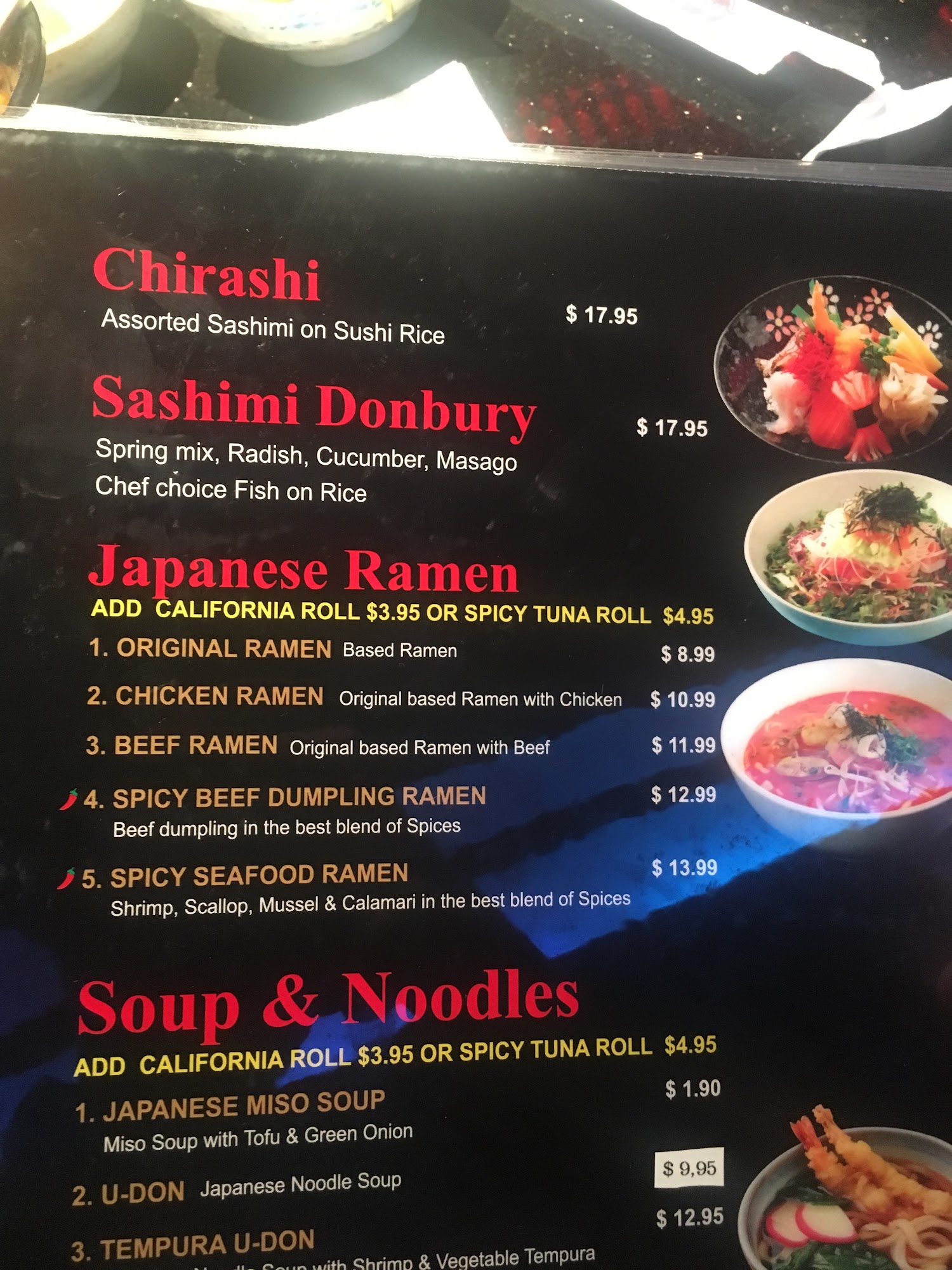 Love Sushi Roll Menu 3