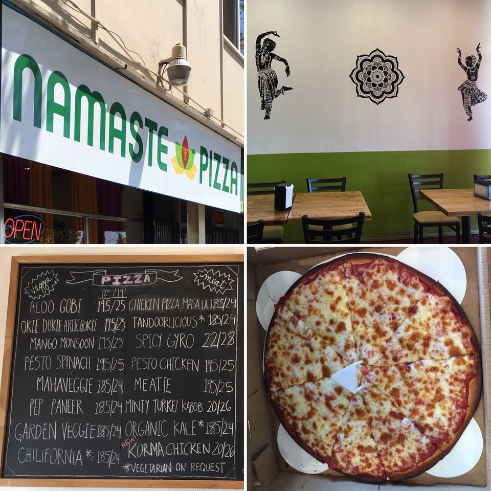 Namaste Pizza Menu 1