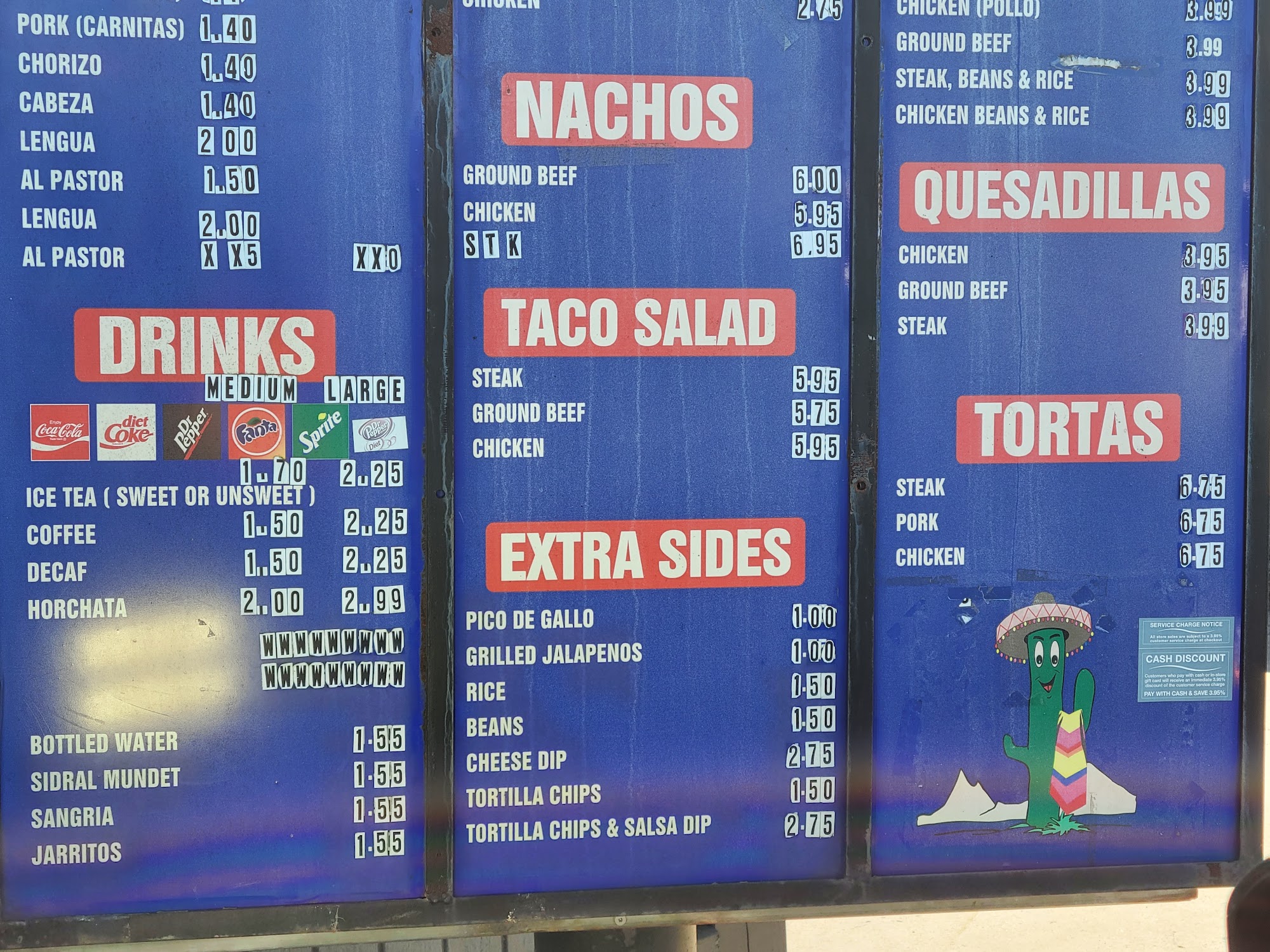 Speedy Gonzales Tacos Menu 6