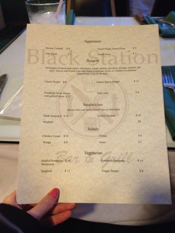 Black Station Inn Menu 2 Pioneer