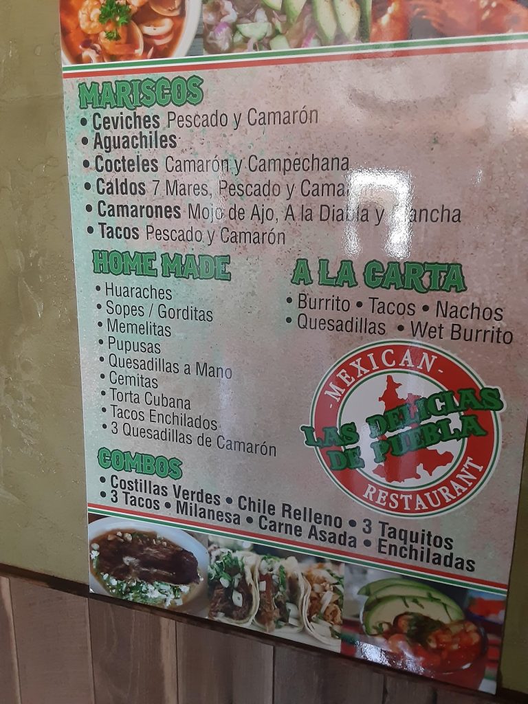Las Delicias De Puebla Menu 1 Piru