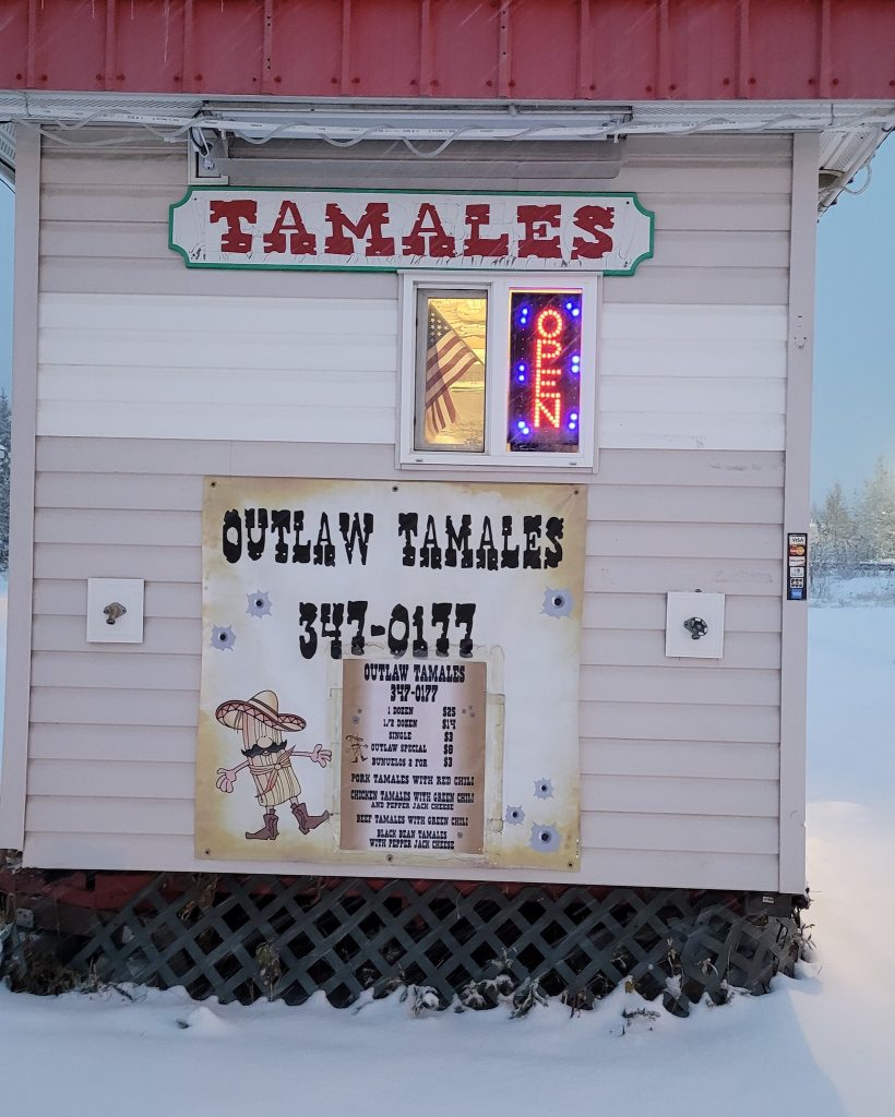 Outlaw Tamales Menu 9 North Pole