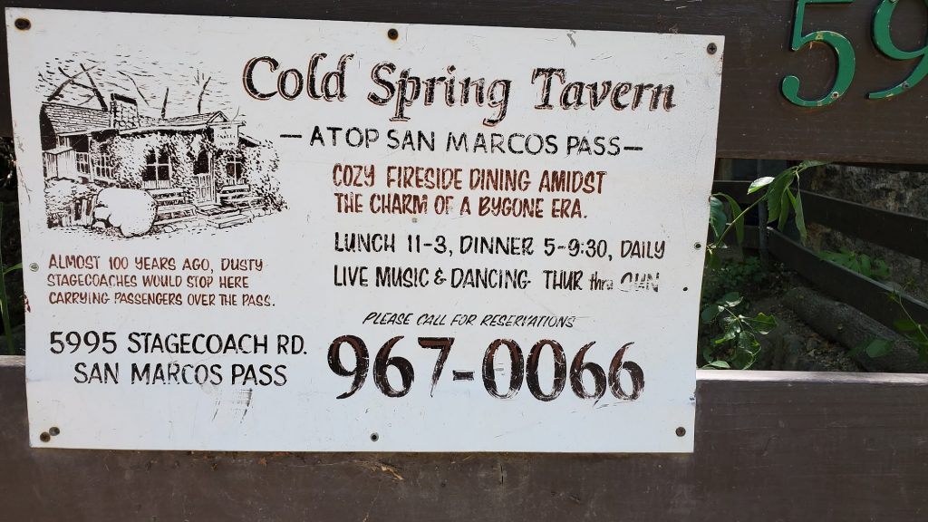 Cold Spring Tavern Menu 2