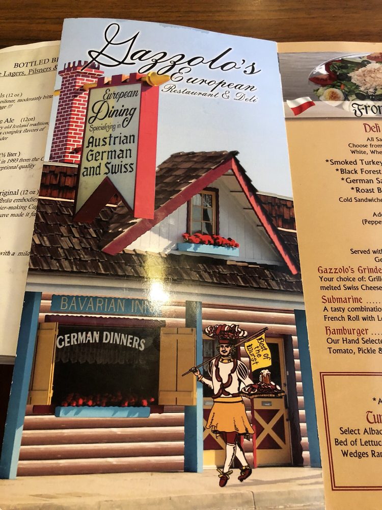 Gazzolos Sausage Co Restaurant and Deli Menu 4 San Bernardino