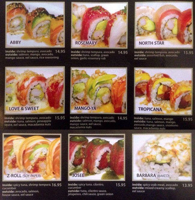 Omee J Fusion Sushi Bar Grill Menu 39