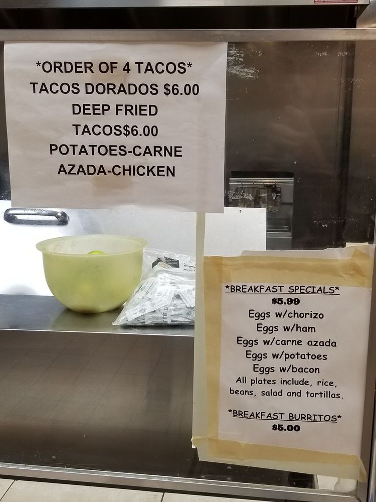 Tacos Y Mariscos El Tapatio Menu 1 Sanger