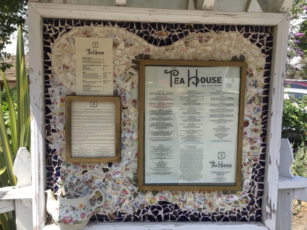 The Tea House On Los Rios Menu 1