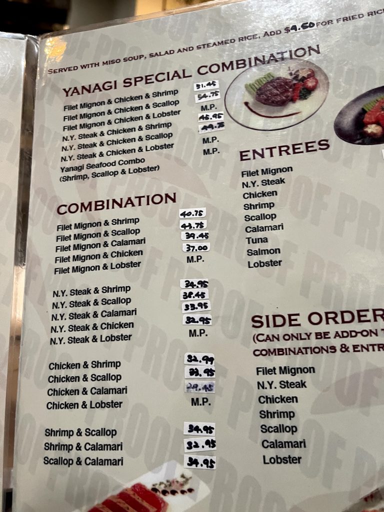 Yanagi Sushi Grill Menu 7