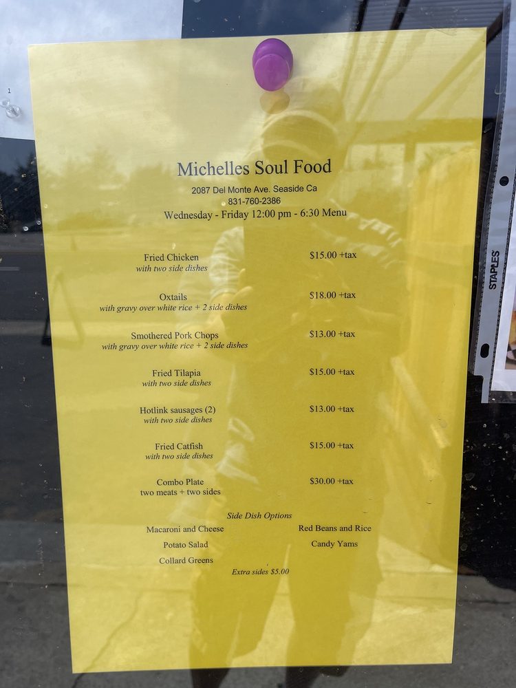 Michelles Soul Food Kitchen Menu 4